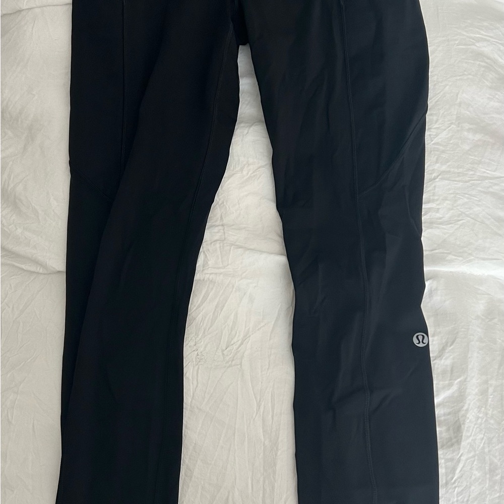 Lululemon Black 25” Leggings with Pockets Size 4